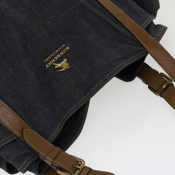 BURBERRY Shoulder Bag Canvas Black Auth hk626 - Picture 6 of 16